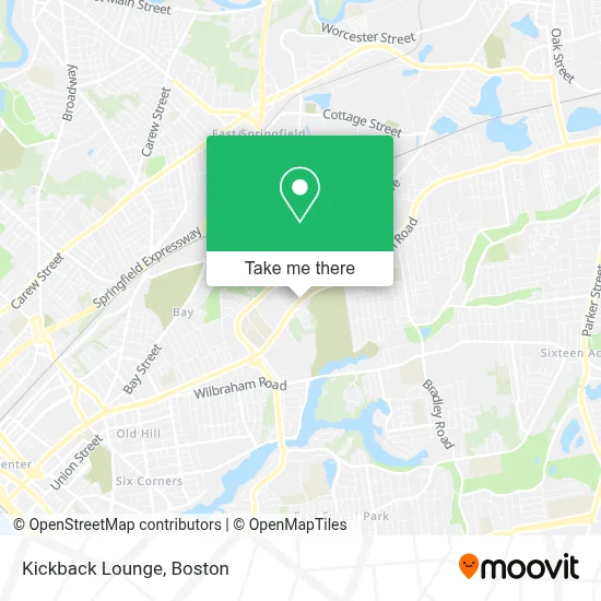 Kickback Lounge map