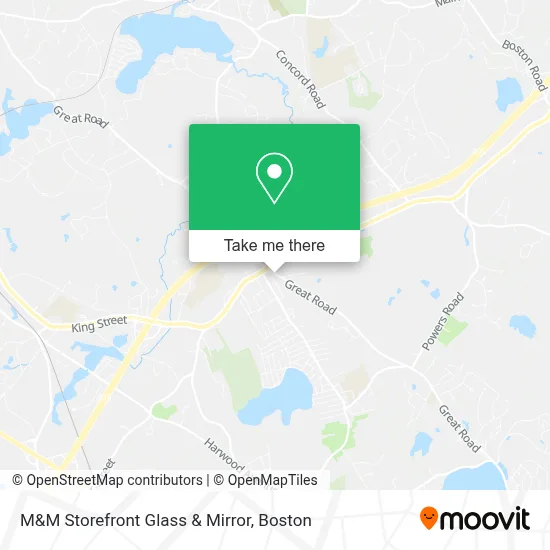 M&M Storefront Glass & Mirror map