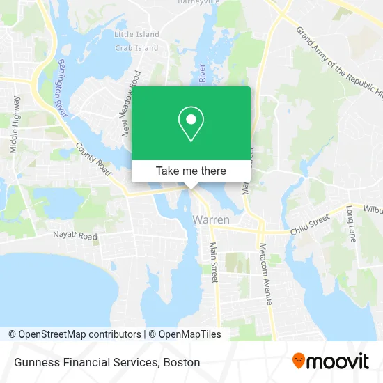 Gunness Financial Services map