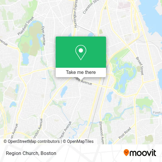 Region Church map