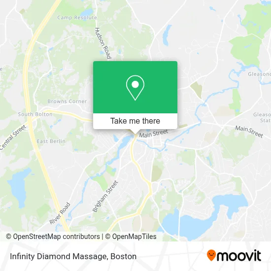 Infinity Diamond Massage map