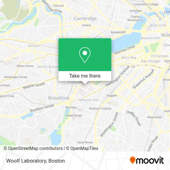 Woolf Laboratory map