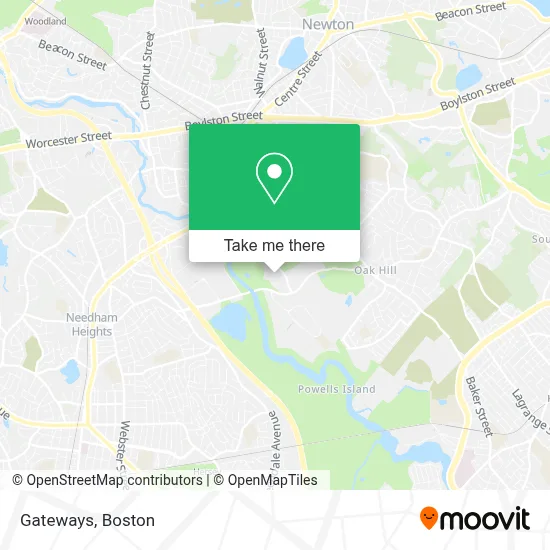 Gateways map