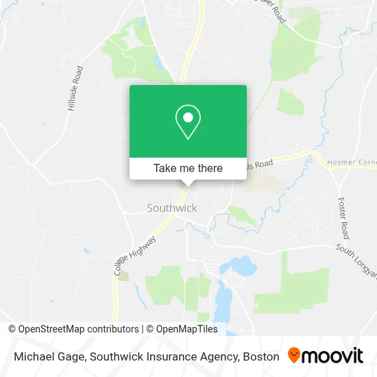 Michael Gage, Southwick Insurance Agency map