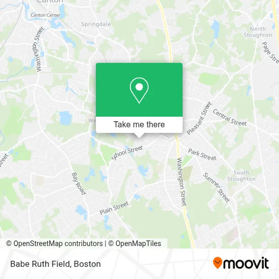 Babe Ruth Field map