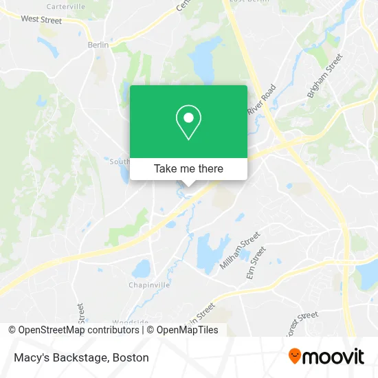 Macy's Backstage map