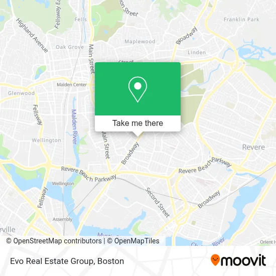 Evo Real Estate Group map