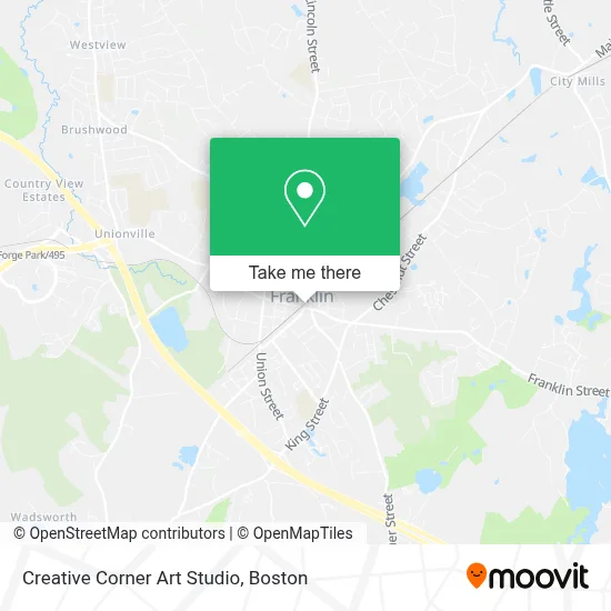 Creative Corner Art Studio map