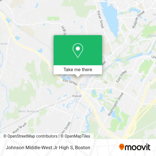 Johnson Middle-West Jr High S map