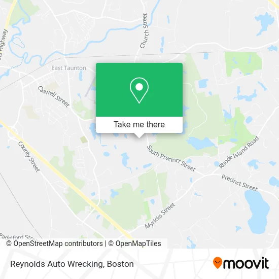 Reynolds Auto Wrecking map