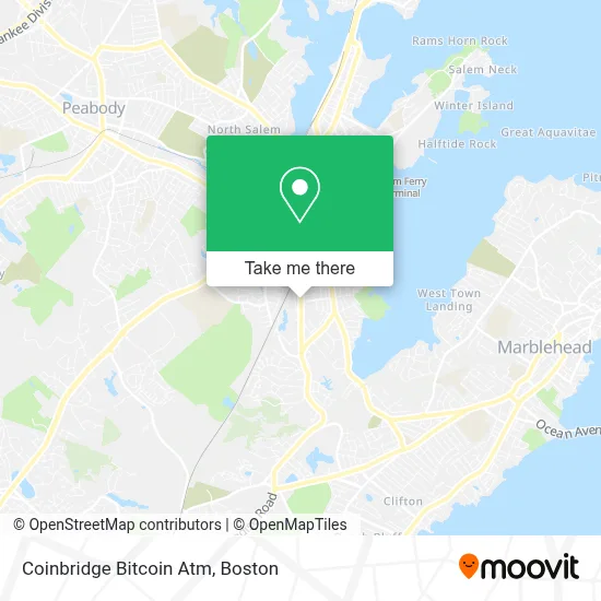 Coinbridge Bitcoin Atm map