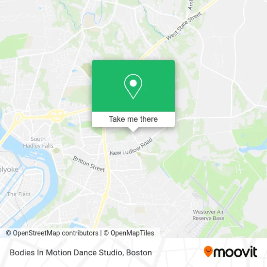 Bodies In Motion Dance Studio map