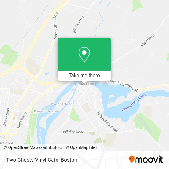 Two Ghosts Vinyl Cafe map