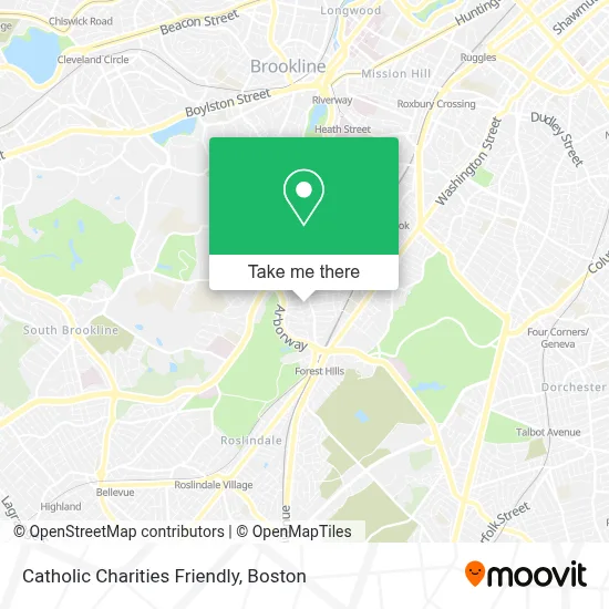 Catholic Charities Friendly map