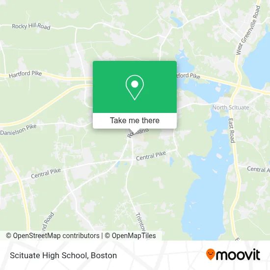 Scituate High School map