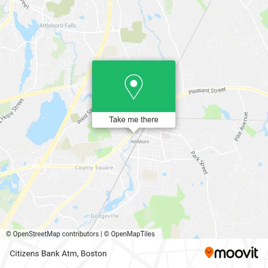 Citizens Bank Atm map