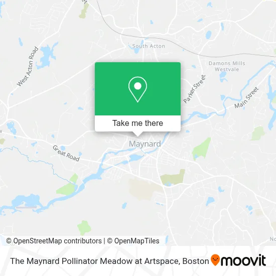 The Maynard Pollinator Meadow at Artspace map