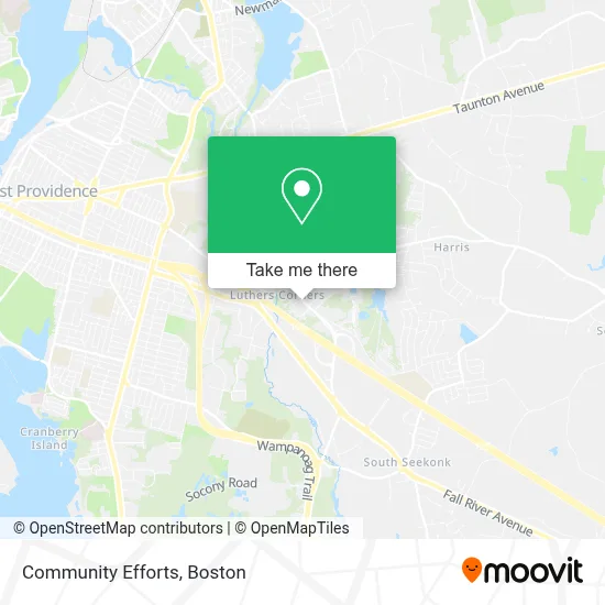 Community Efforts map
