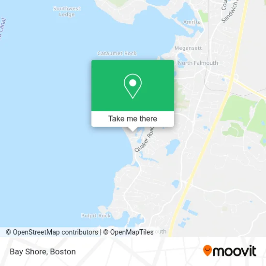 Bay Shore map