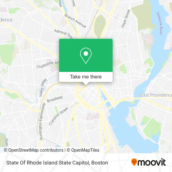 State Of Rhode Island State Capitol map