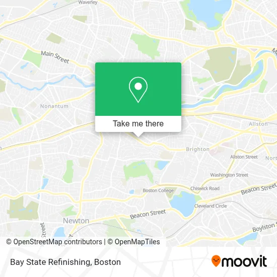 Bay State Refinishing map