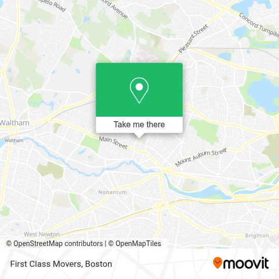 First Class Movers map