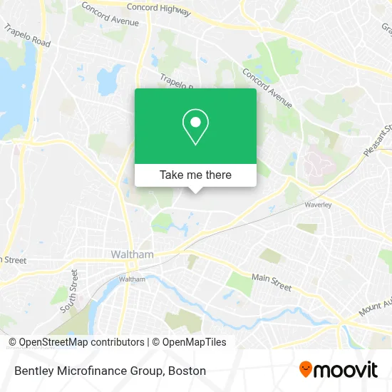 Bentley Microfinance Group map