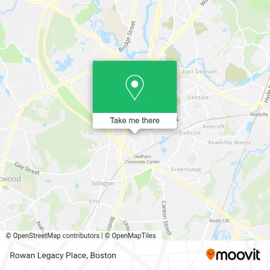 Rowan Legacy Place map