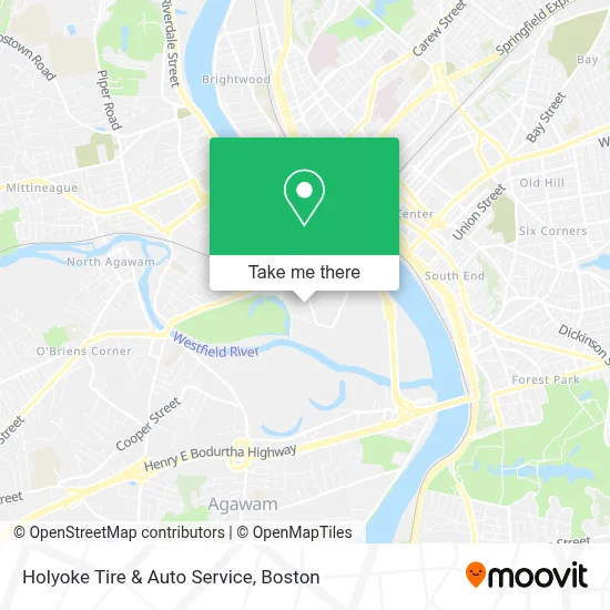 Holyoke Tire & Auto Service map