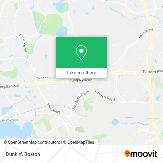 Dunkin' map