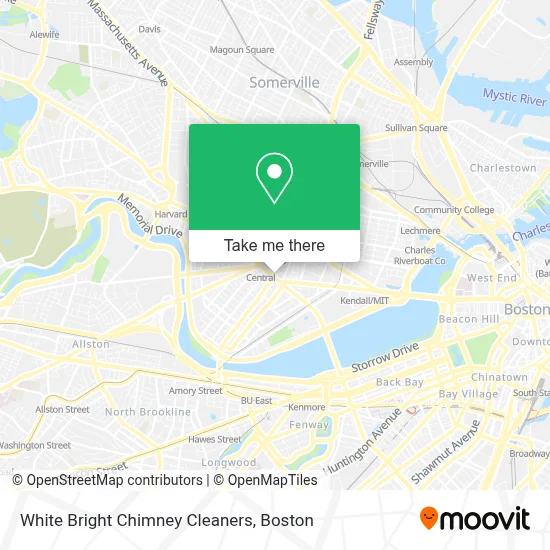 White Bright Chimney Cleaners map