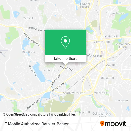 T-Mobile Authorized Retailer map