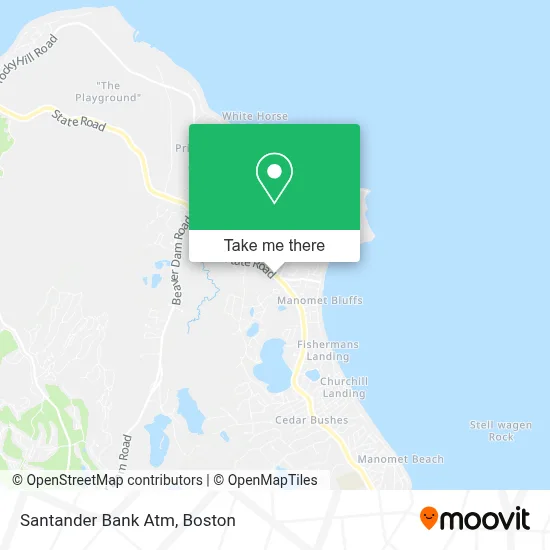 Santander Bank Atm map