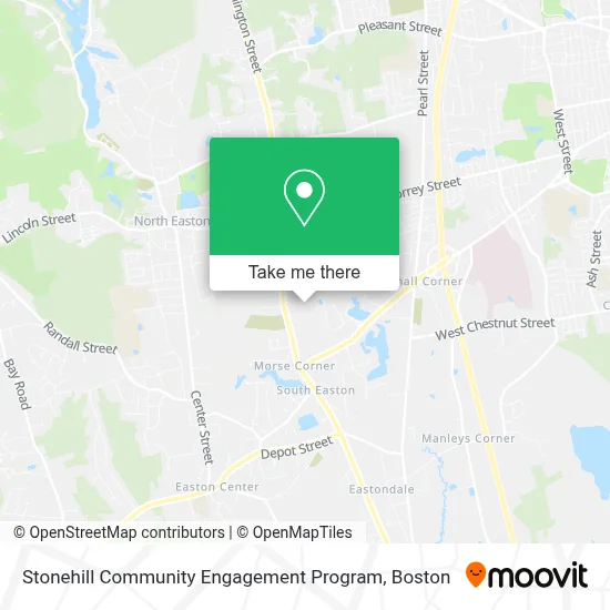 Stonehill Community Engagement Program map