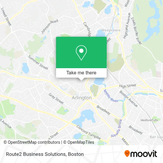 Route2 Business Solutions map