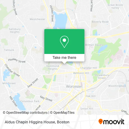 Aldus Chapin Higgins House map