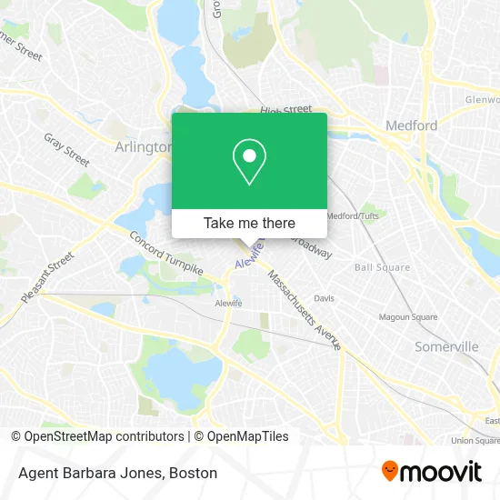 Agent Barbara Jones map