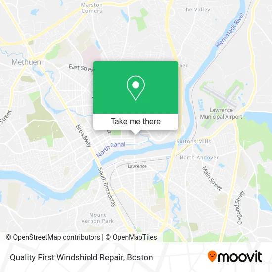 Quality First Windshield Repair map