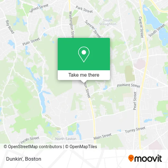 Dunkin' map