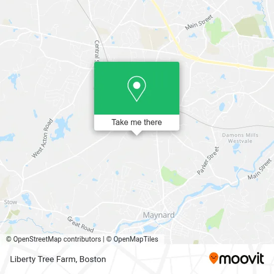 Liberty Tree Farm map