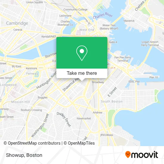 Showup map