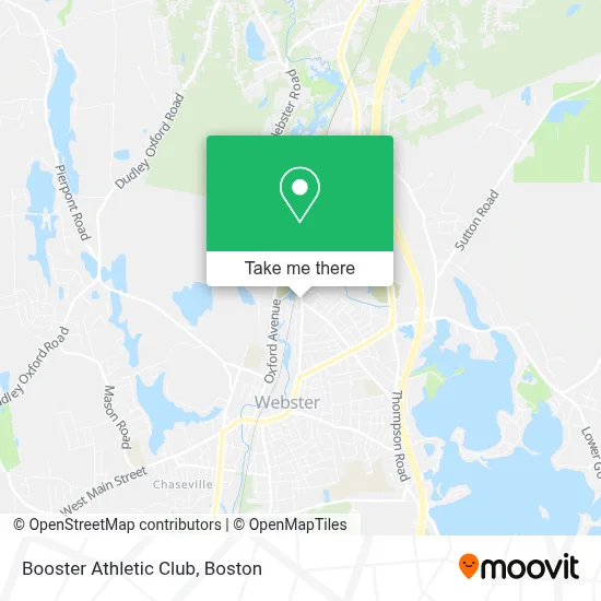 Booster Athletic Club map