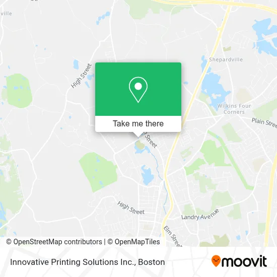 Innovative Printing Solutions Inc. map