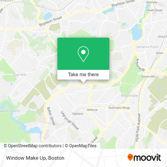 Window Make Up map