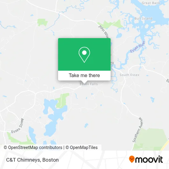 C&T Chimneys map