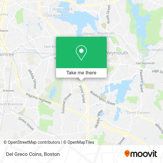 Del Greco Coins map