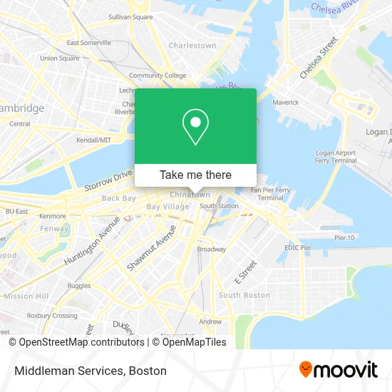 Middleman Services map