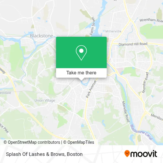 Splash Of Lashes & Brows map