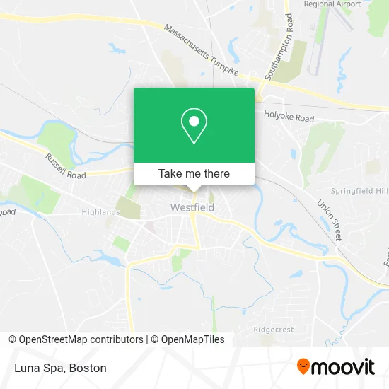 Luna Spa map