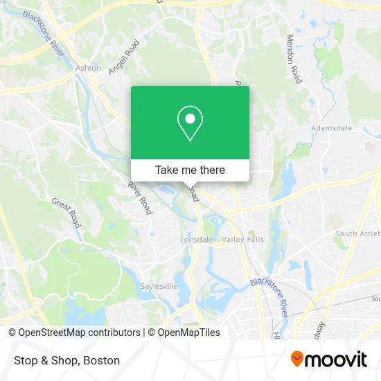 Stop & Shop map